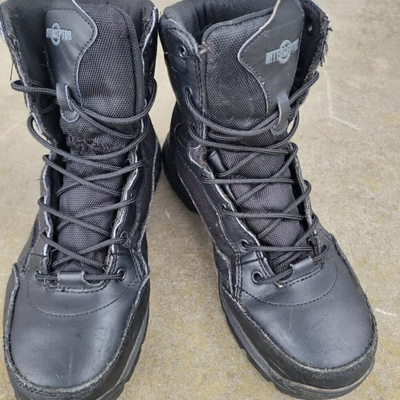 Interceptor Shoes Men 10 Tactical Kentin Boots Side Zip Black - Picture 6 of 6